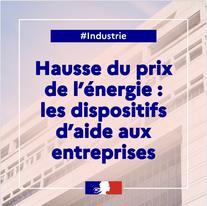 Aides aux TPE/PME – Hausse des prix de l’énergie