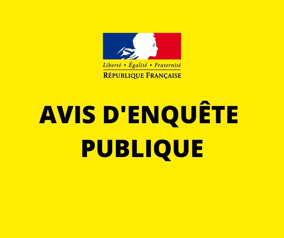 Avis d’enquête publique