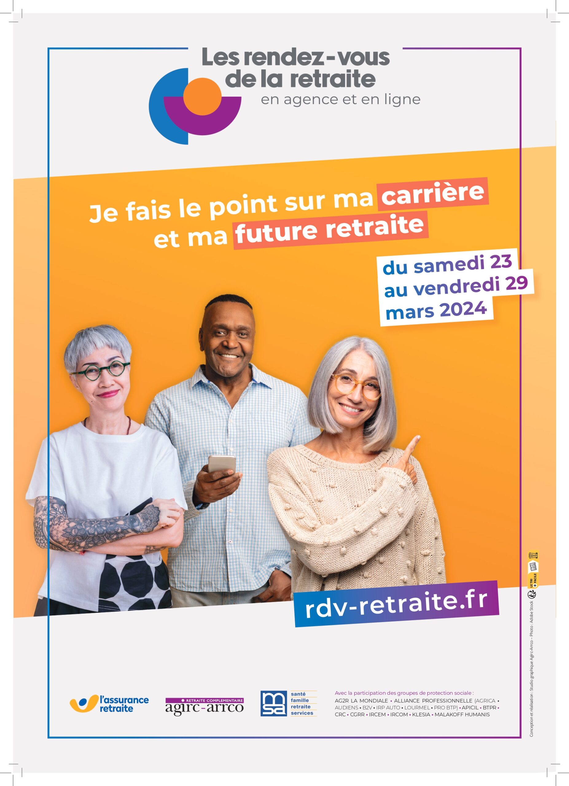 Les RDV de la retraite – Du 23 au 29 mars