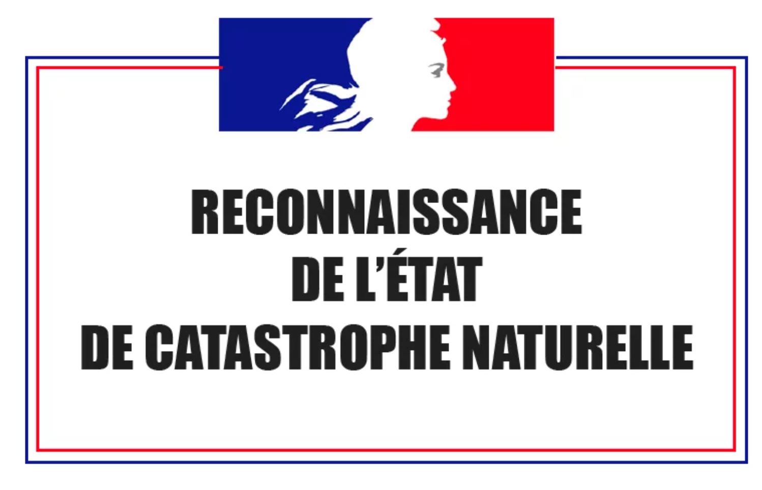 Reconnaissance catastrophe naturelle